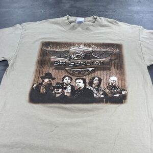 38 Special Band Shirt Adult M Brown Rock Western Cowboy Biker Sturgis Rally